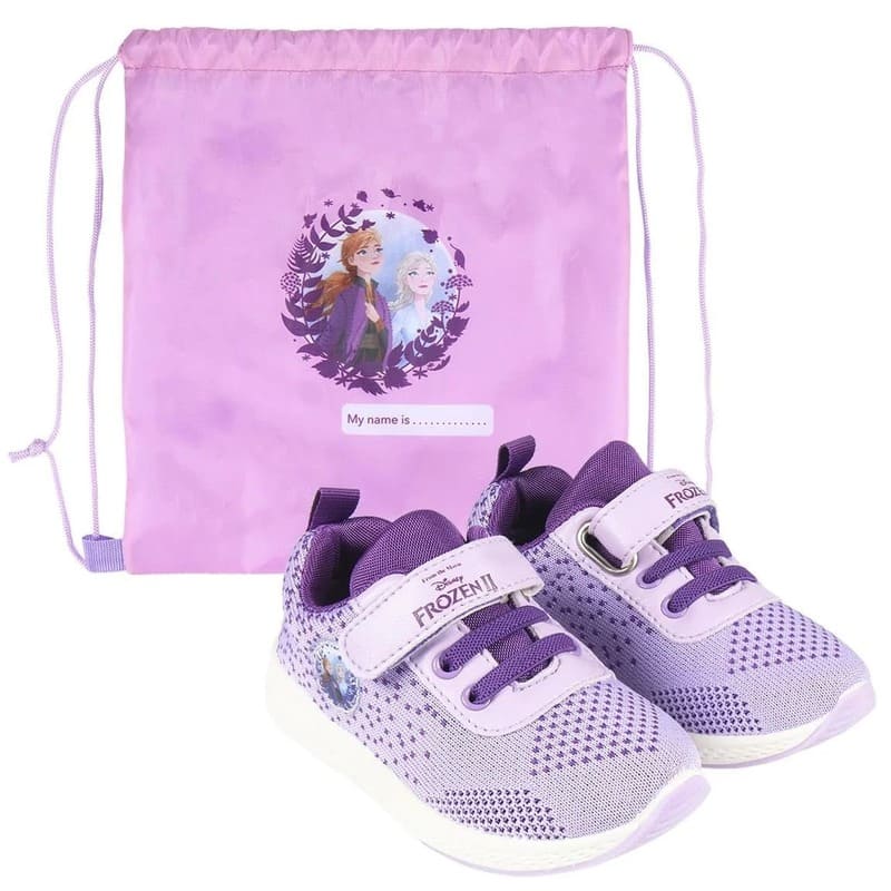Adidași copii Disney Frozen II Elsa, mov, din material textil