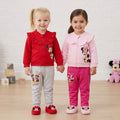 Set Minnie Mouse Bebe rosu