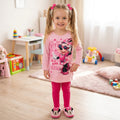 Compleu Fetițe 2 Piese - Disney Minnie Mouse „Be a Super Star", Roz