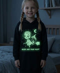 Rochie Hanorac Fete Zippy Glow in the Dark – Luminează În Întuneric, Mărimi 3-12 Ani | NOUĂ