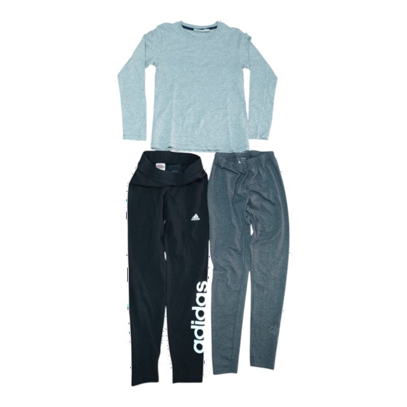 1. Mega-Lot Toamnă-Iarnă Fetiță 11-12 ani (146-152 cm) – 20 Piese de Brand (H&M, Adidas) + 2 Geci Incluse
