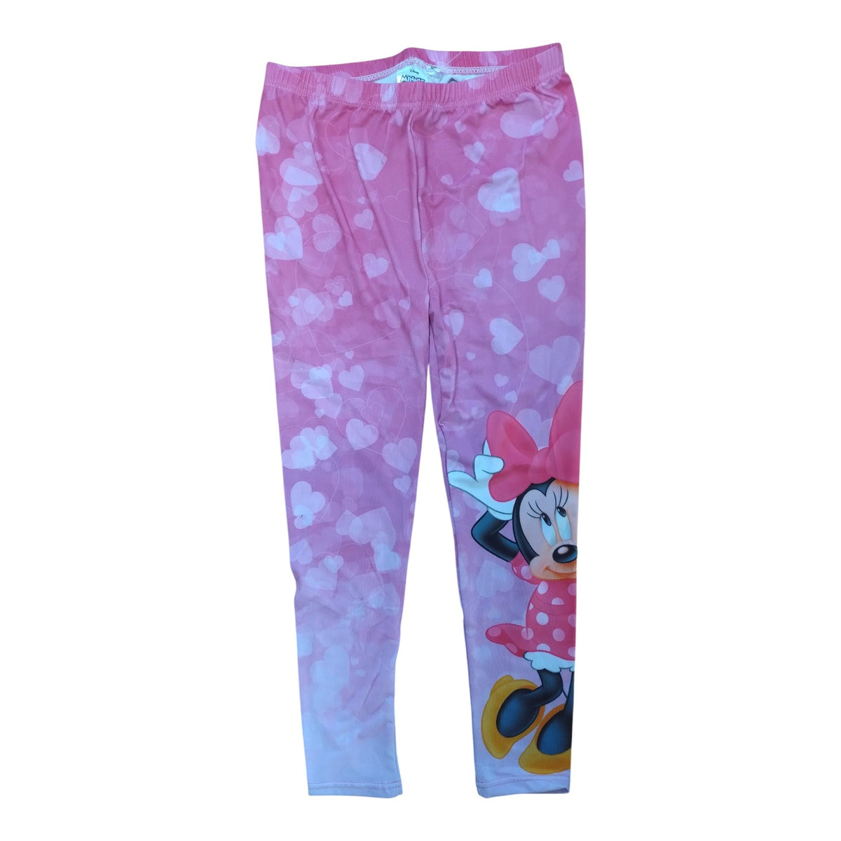 Leggings Fete Minnie Mouse Disney – Roz cu Inimioare
