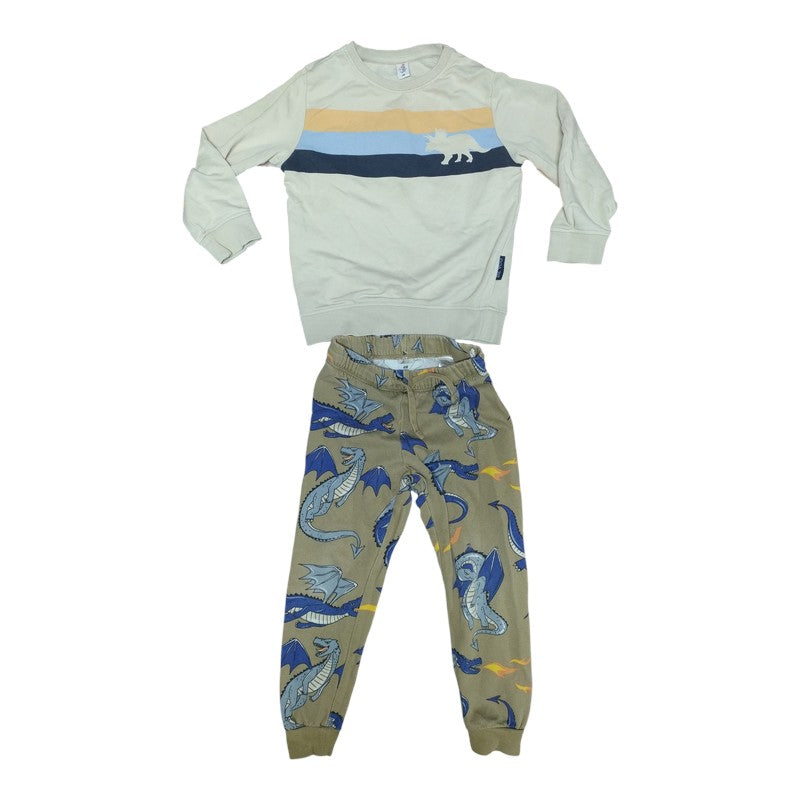 Lot iarnă băiat 5-6 ani second-hand cu geacă H&M (13 piese)