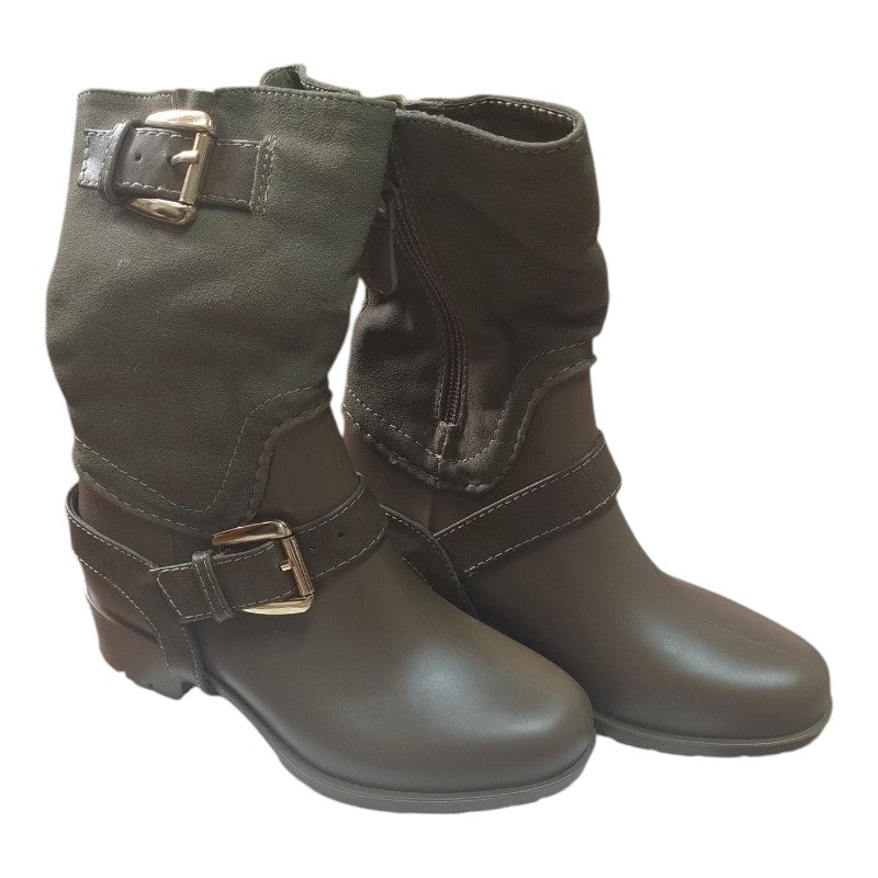 Cizmulițe copii Max Shoes cu fermoar și căptușeală ușoară