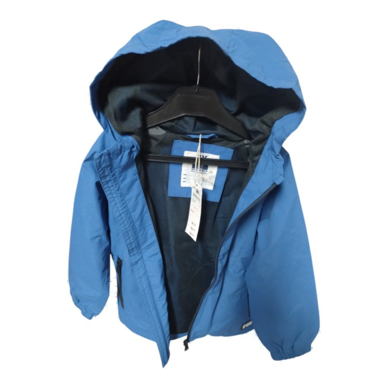 Geacă de vânt și ploaie albastră copii Zippy Windbreaker cu glugă