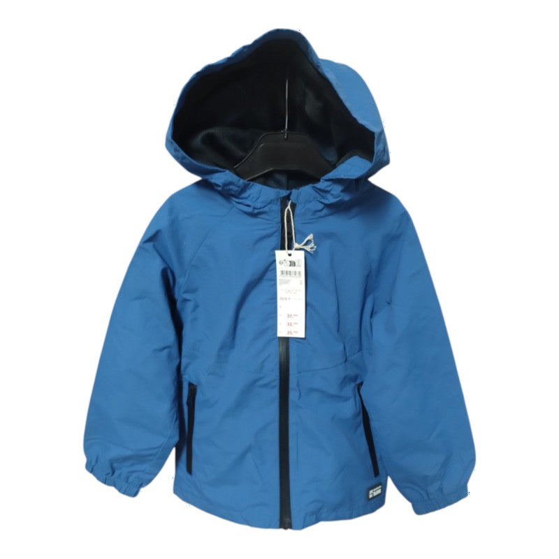 Geacă de vânt și ploaie albastră copii Zippy Windbreaker cu glugă