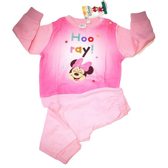 Pijama Minnie Mouse Disney Baby roz deschis 2 ani