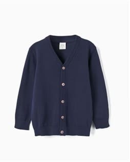 Cardigan tricotat bleumarin Zippy „Brothers & Sisters”
