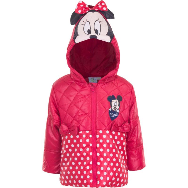 Geacă cu glugă pentru fetițe, model Disney Minnie Mouse