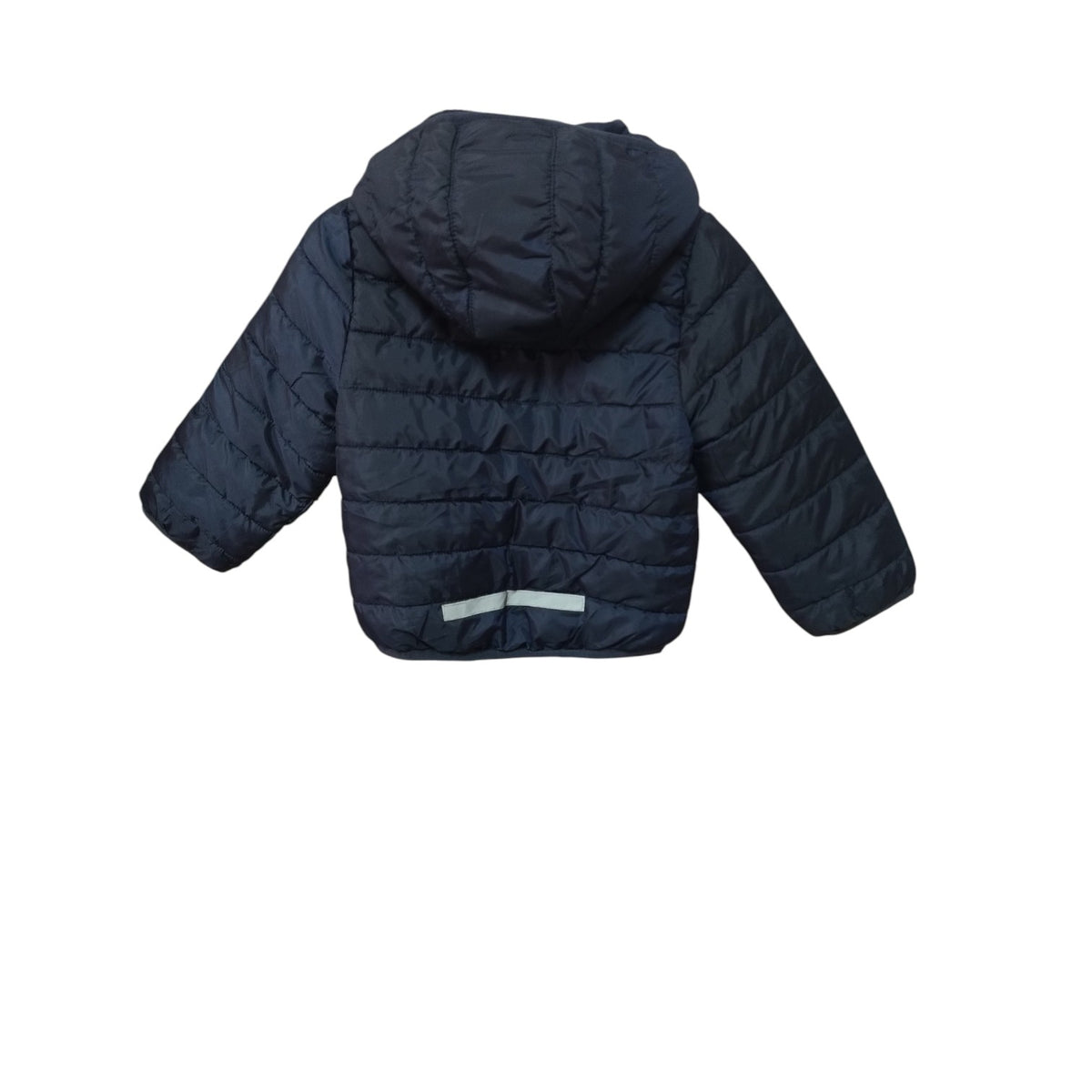 Geacă de Iarnă Puffer H&M cu Glugă Detașabilă și Buzunare Mari, Negru – Mărimea 134-140 (8-10 Ani) | Second Hand Premium