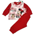 Pijama Minnie Mouse Disney Baby rosu inchis 24 luni