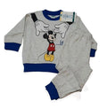 Pijama baieti gri Mickey Mouse Disney set 2 piese bumbac