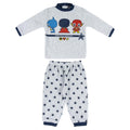 Spatele bluzei pijama Justice League cu capse