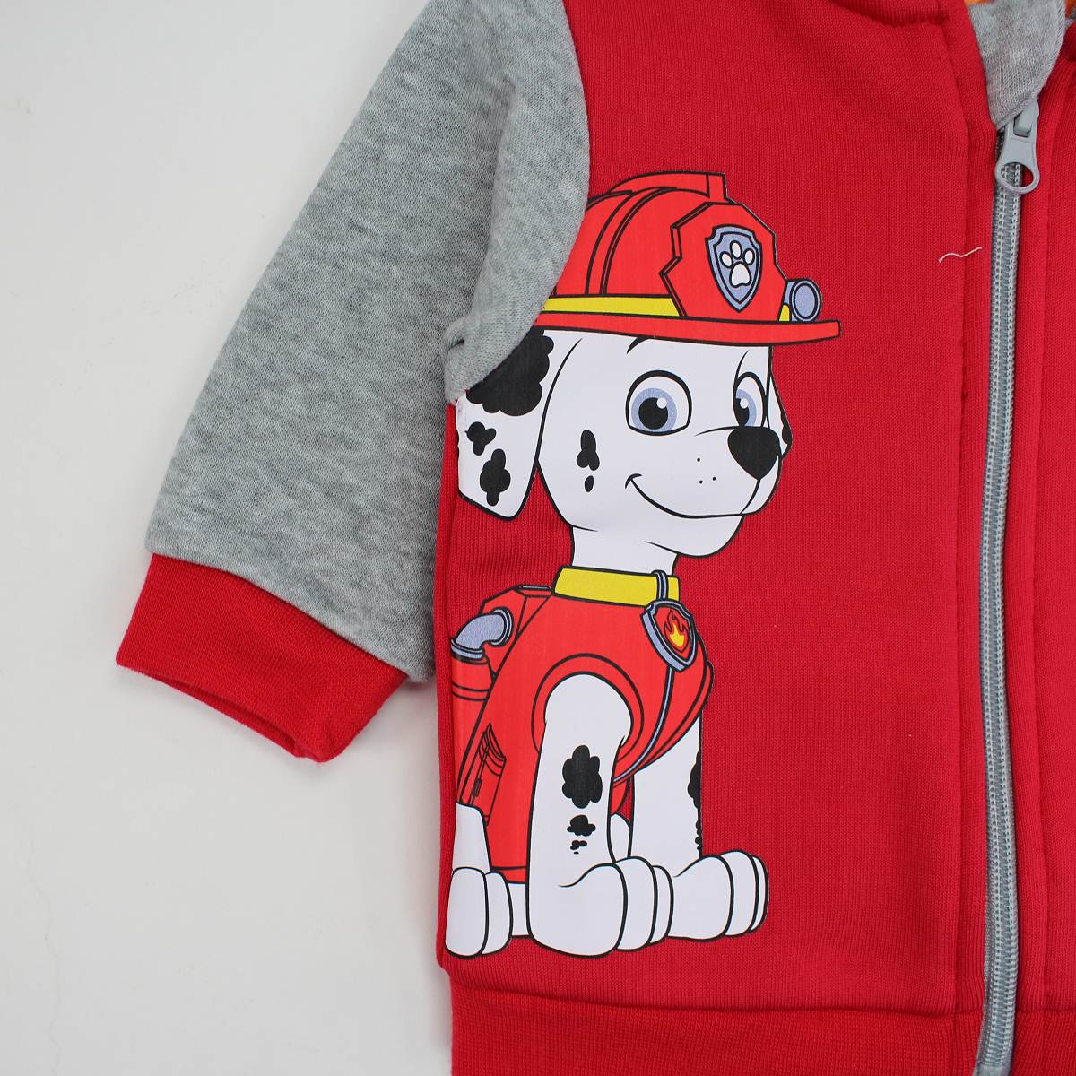 Trening Paw Patrol Marshall - detaliu personaj Marshall pe jacketă
