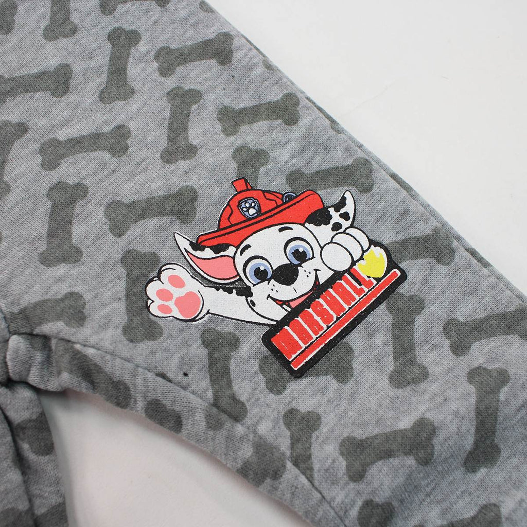 Trening Paw Patrol Marshall - detaliu aplicație pantaloni gri cu oscioare