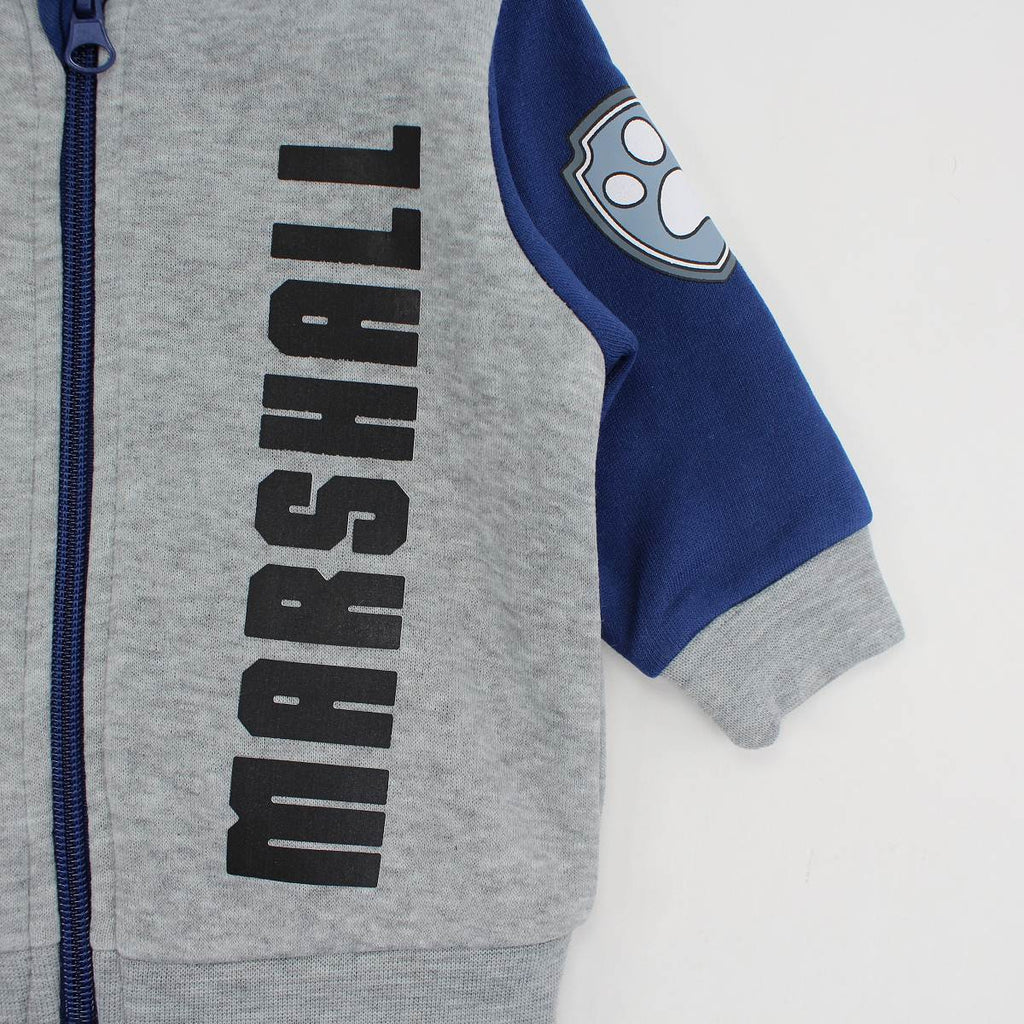 Trening Paw Patrol Marshall - detaliu text MARSHALL și fermoar